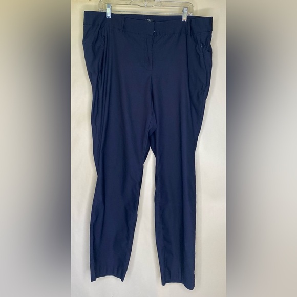 Lane Bryant 4-Season Ankle Pants Navy Sz 18 - Picture 4 of 7